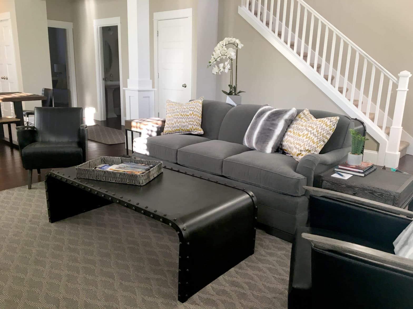 Living Room design in vacation home In st. johns