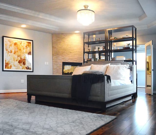 stylish contemporary master bedroom in vancouver
